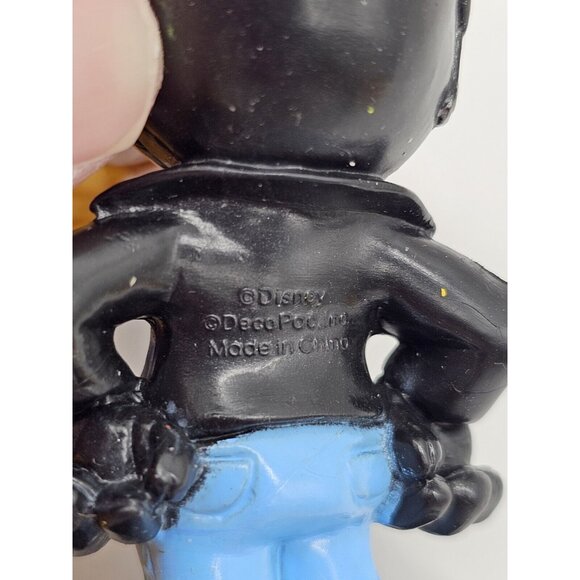 Vintage Disney Mickey Mouse And Pluto Biker Motorcycle Toys Cake Cupcake Topper - Picture 5 of 7